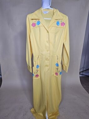 True Vintage 70s JCpenney Yellow Women's Jumpsuit